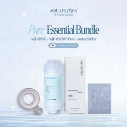 AQUAFLOWS Pure Essential Bundle (aquaflows pure x1 + shower head x1 + sticker 1pc)
