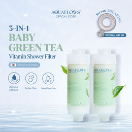 AQUAFLOWS Vitamin Shower Filter 2pcs