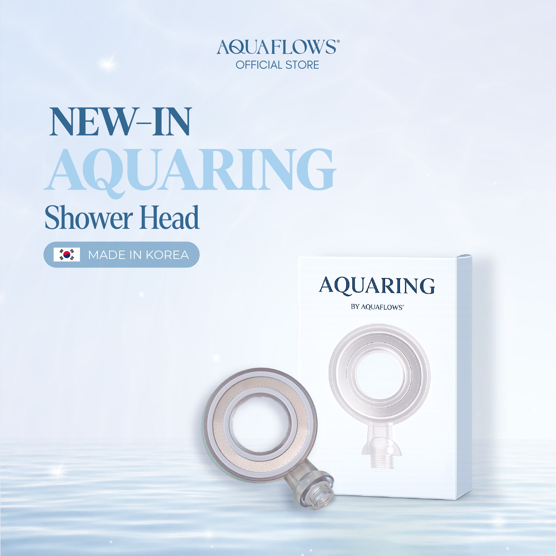 AQUARING Shower Head | Exclusively for AQUAFLOWS