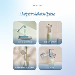 AQUAFLOWS Baby Green Tea Vitamin Shower Filter