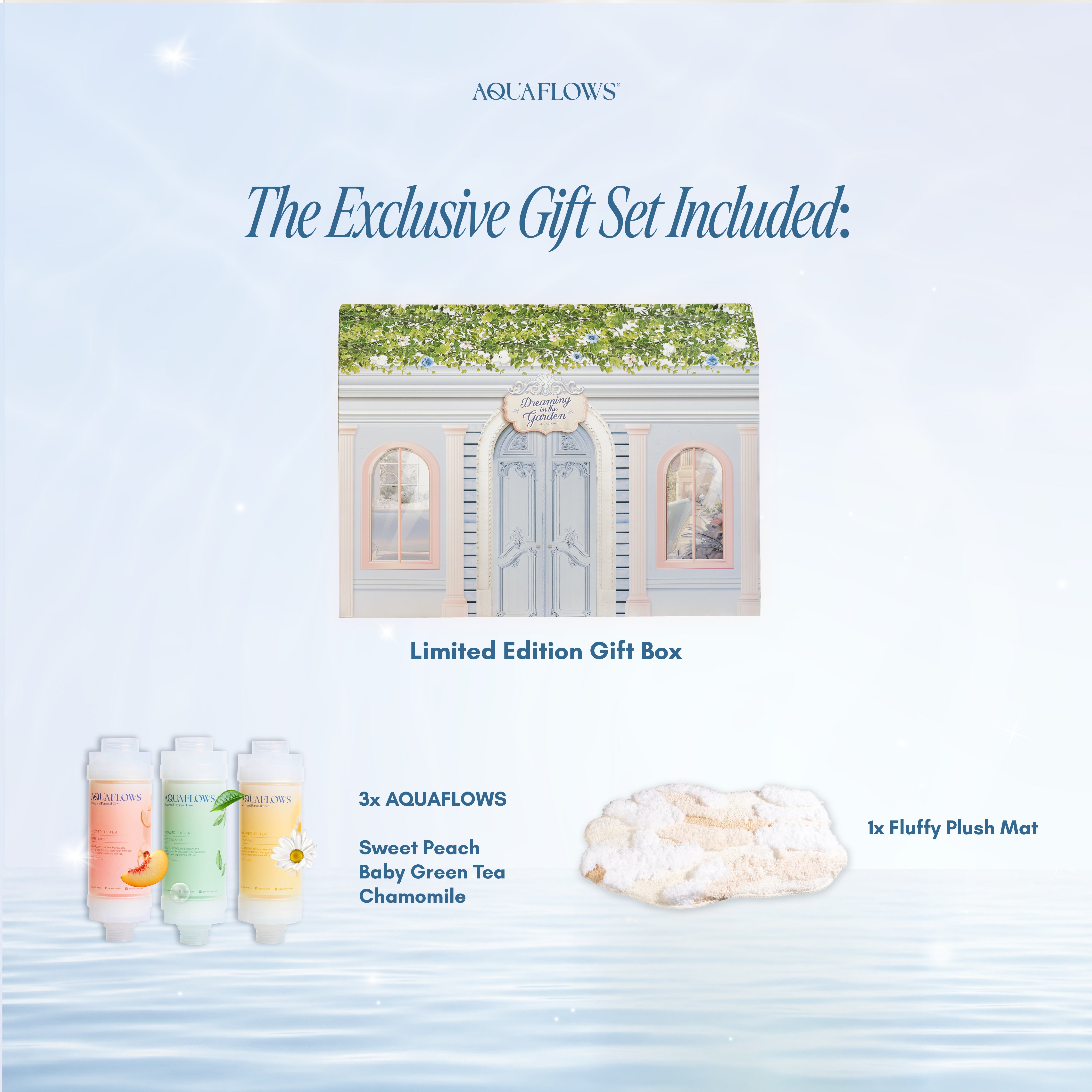 AQUAFLOWS Dreaming in the Garden Gift Set