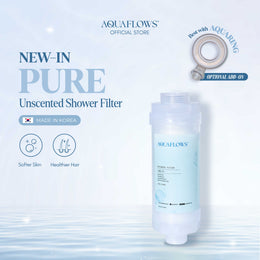 AQUAFLOWS Sweet Peach Vitamin Shower Filter